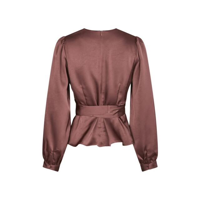Neo Noir rista heavy sateen blouse 164803 393 dark rose