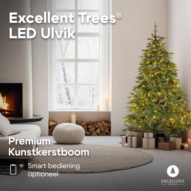 Excellent Trees ® led ulvik 210 cm premium kerstboom met 460 lampjes