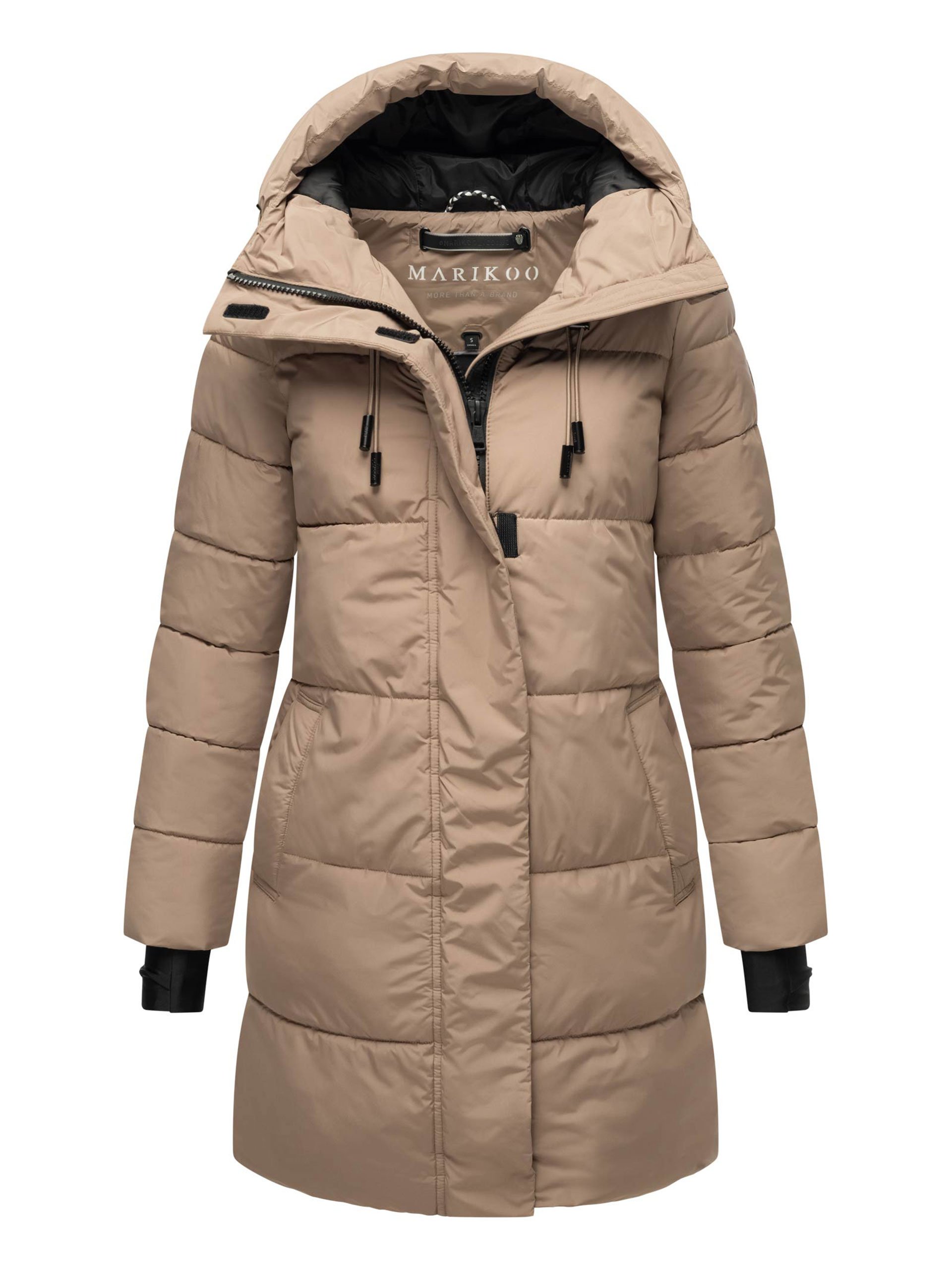 ※Mariko※ Marikoo dames winterjas met capuchon & fleecevoering – Kaituu