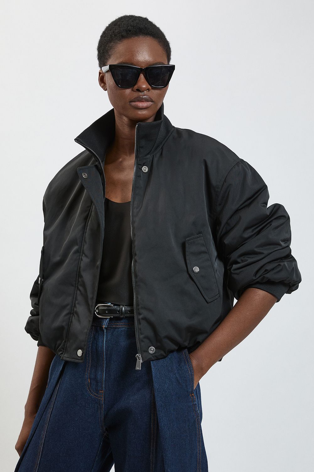 Padded Short Trench Coat
