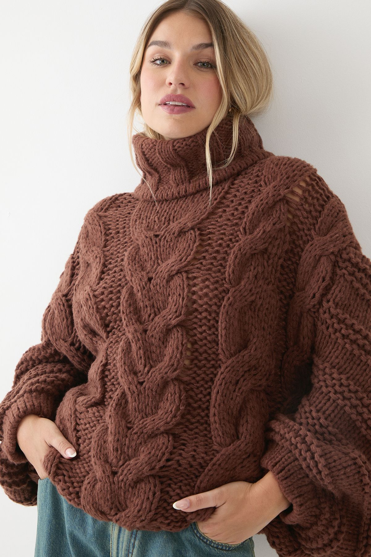 Chunky Cable Knitted Jumper