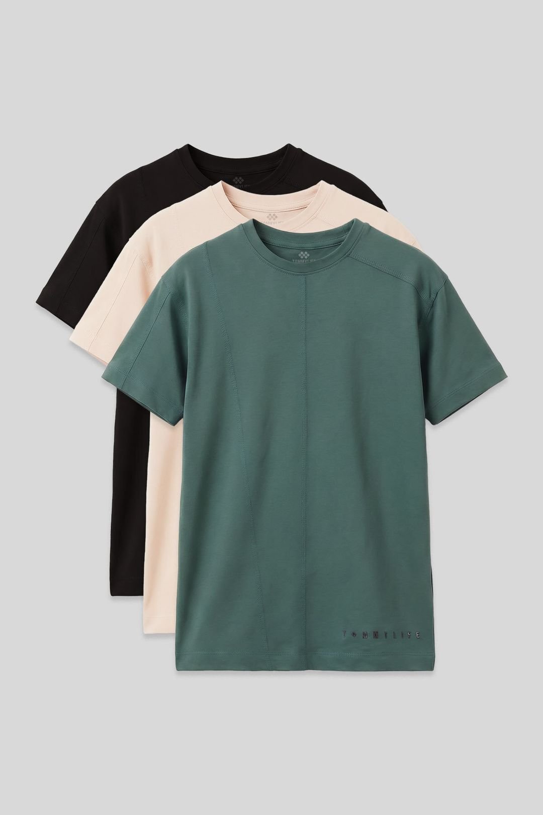 Youth Ribbed Crew Neck T-Shirt