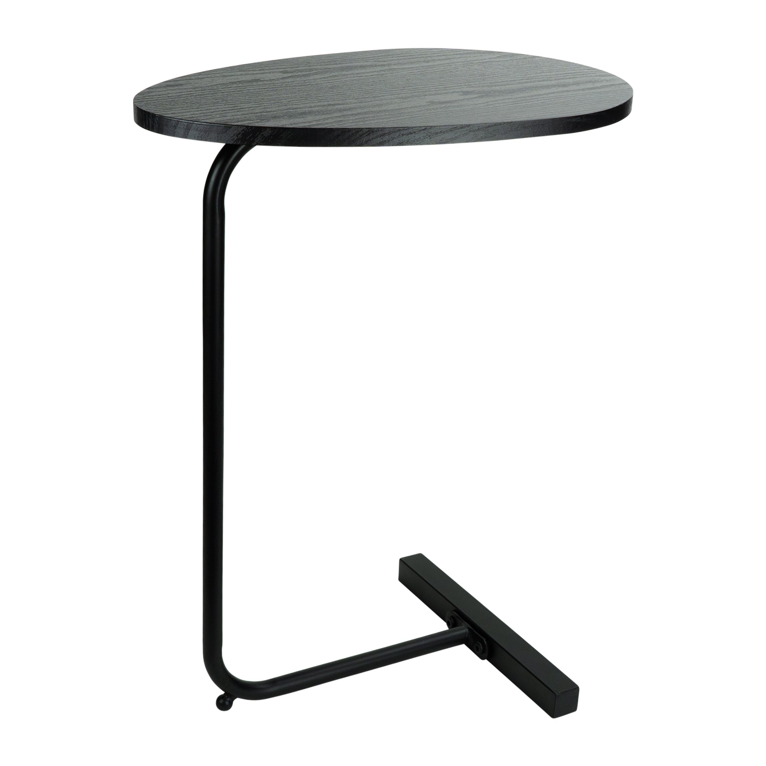 QUVIO Bijzettafel ovaal 30 x 45 x 60 cm -