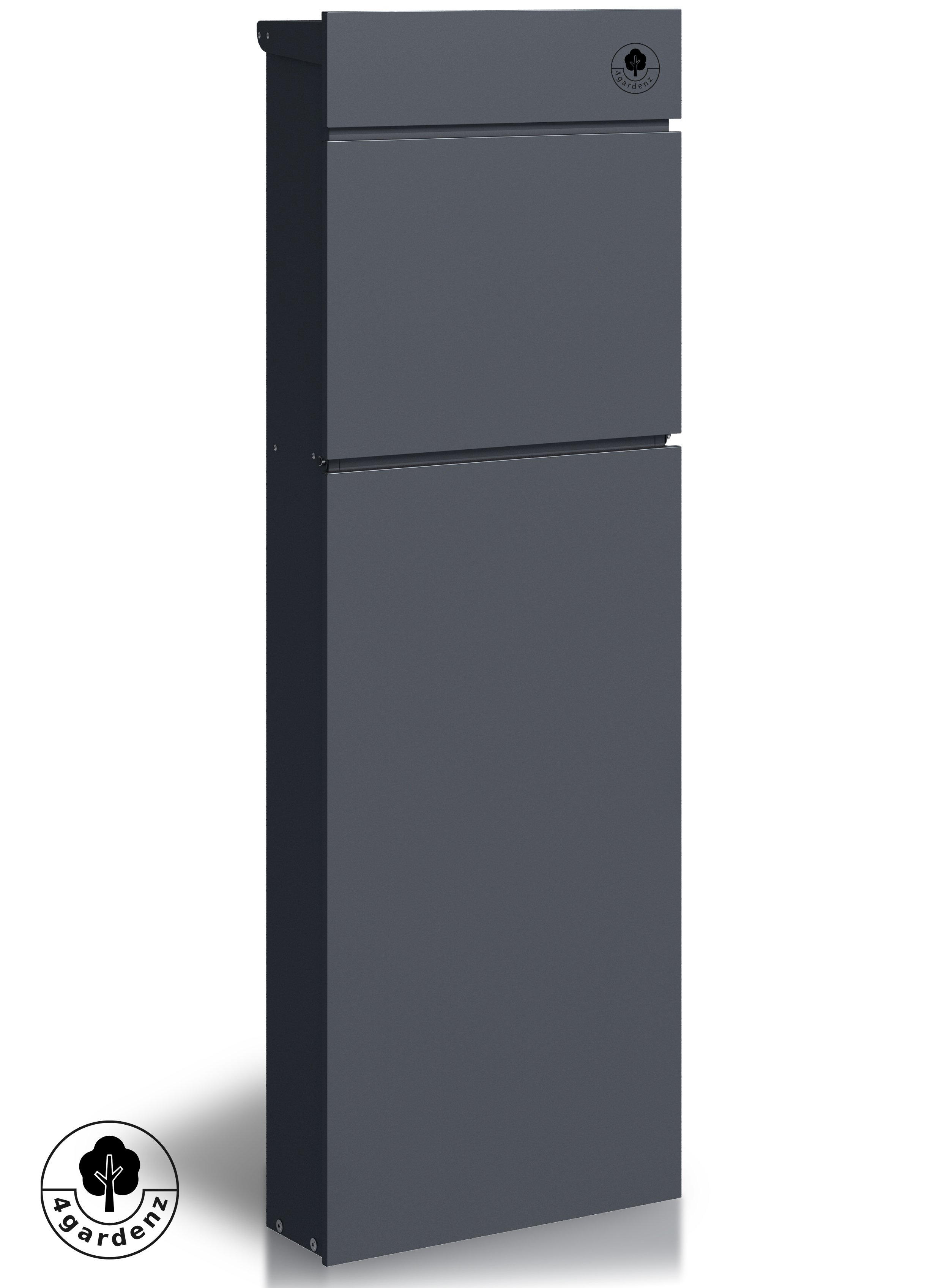 4gardenz ® brievenbus staand brievenbus staal met slot -