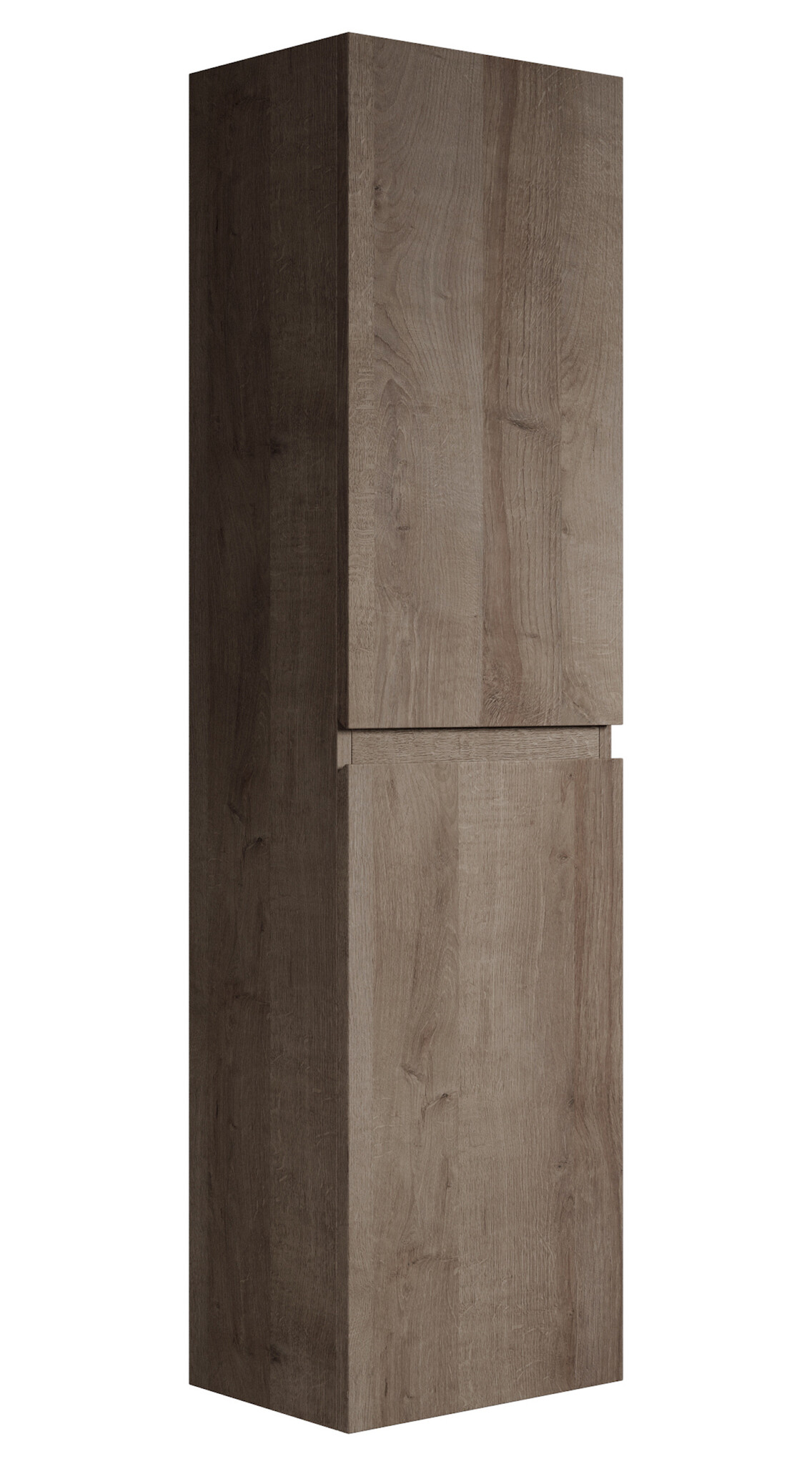 Badplaats Badkamerkast angela 40 x 30 x 150 cm bruin hangende