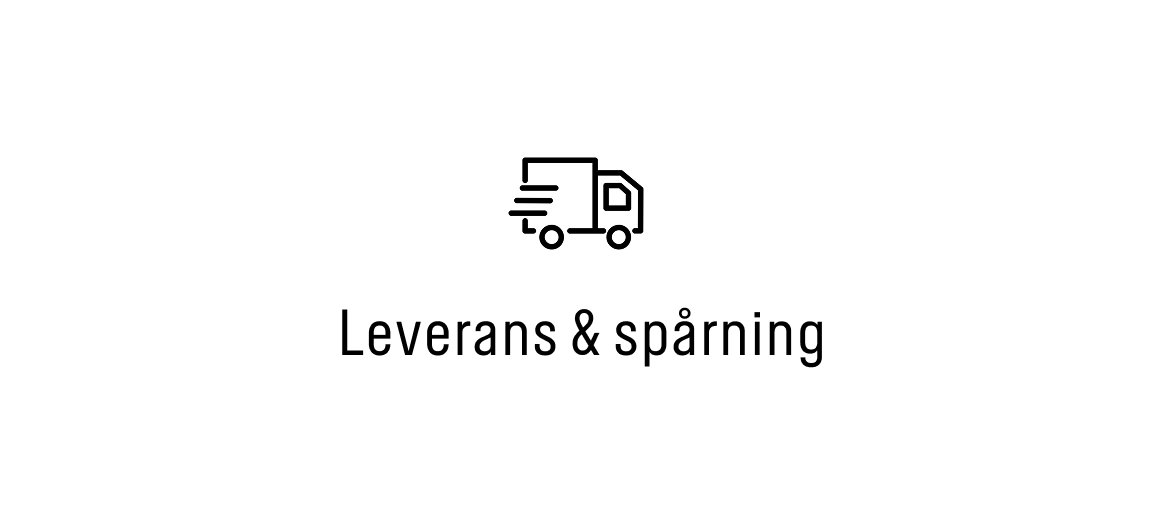  Leverans & spårning  