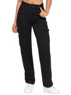Enzo | Womens Stretch Cargo Jeans