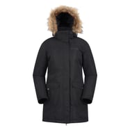 Mountain Warehouse Womens/Ladies Tarka II Long Padded Jacket (Black)