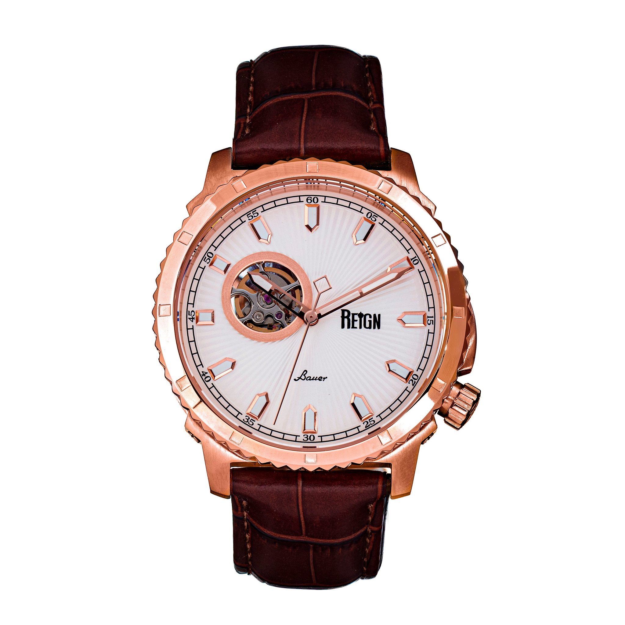 White & Rose Gold