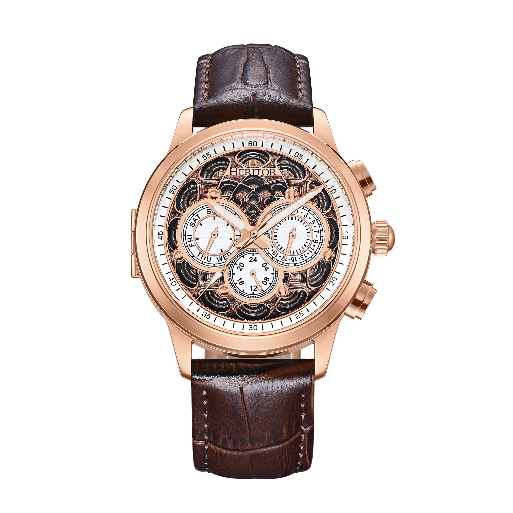 White & Rose Gold