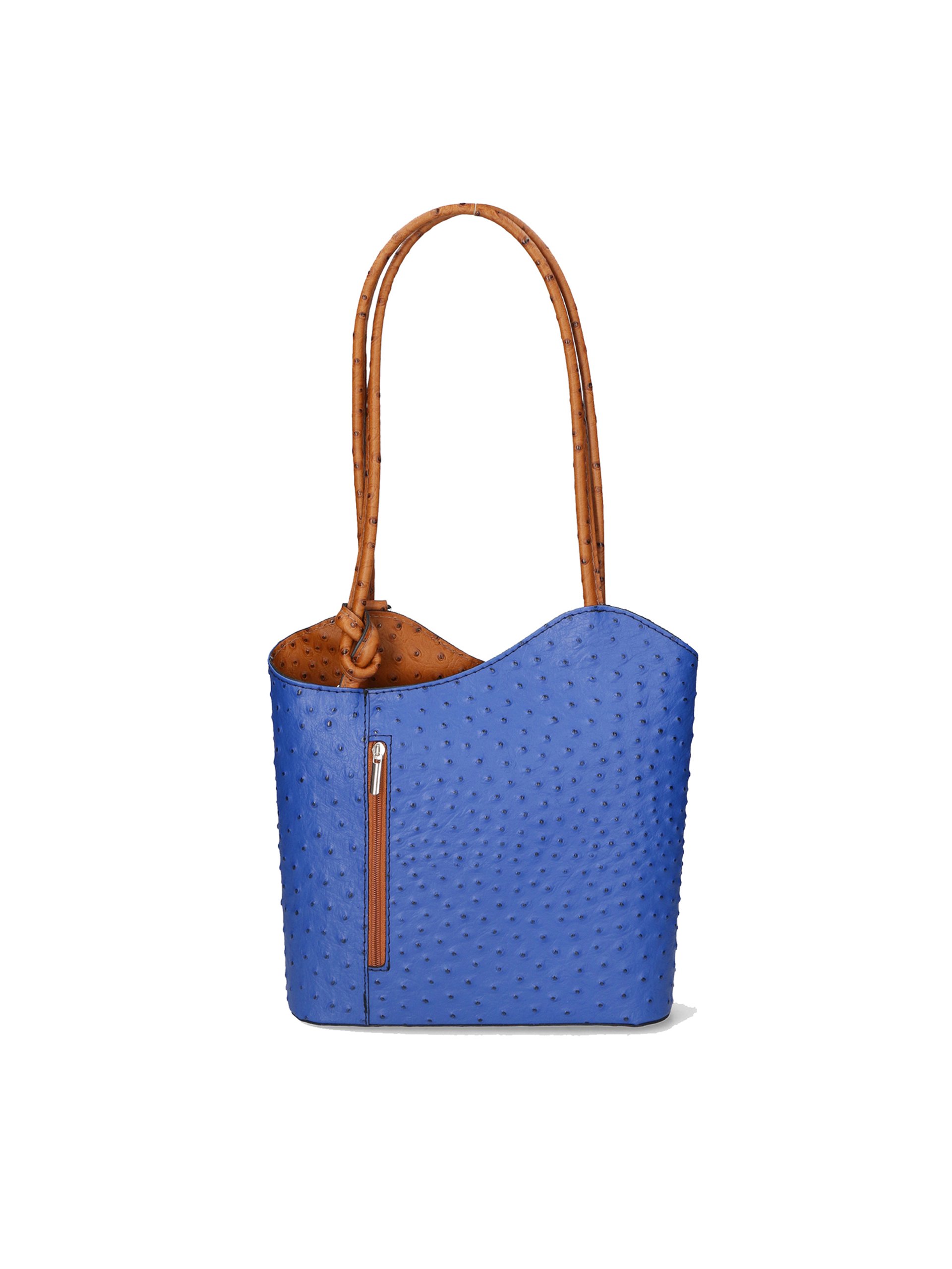Bruin/marineblauw