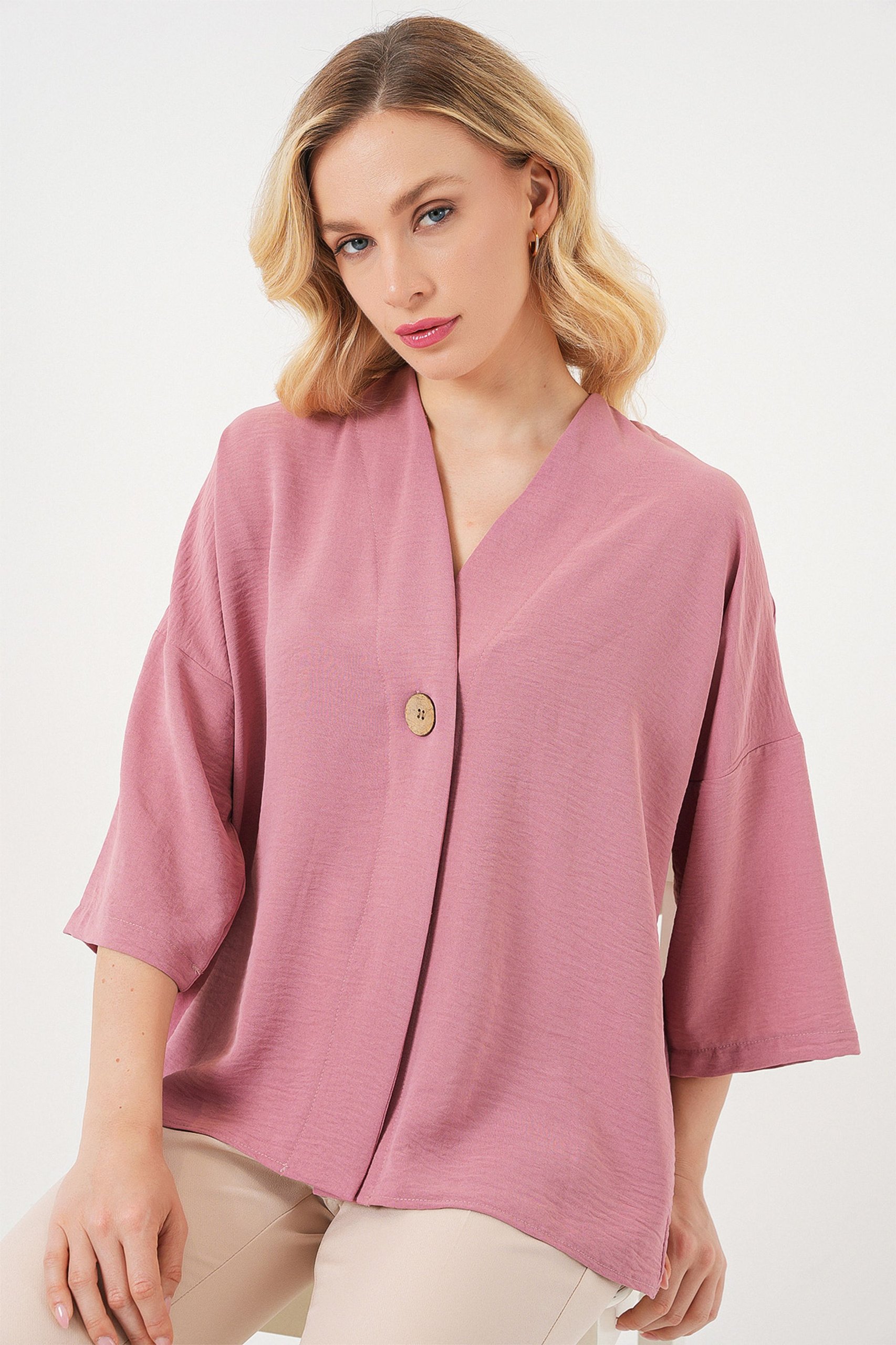 Stoffig Roze