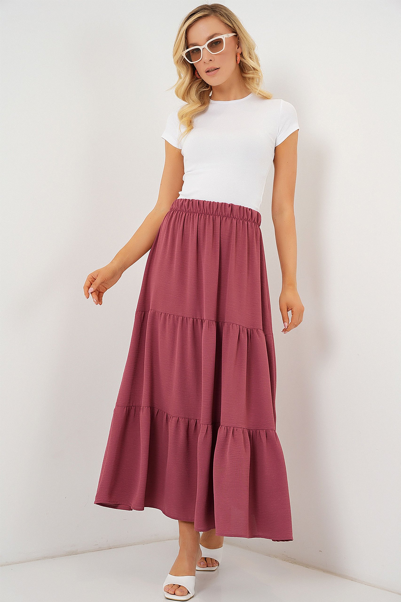 Stoffig Roze