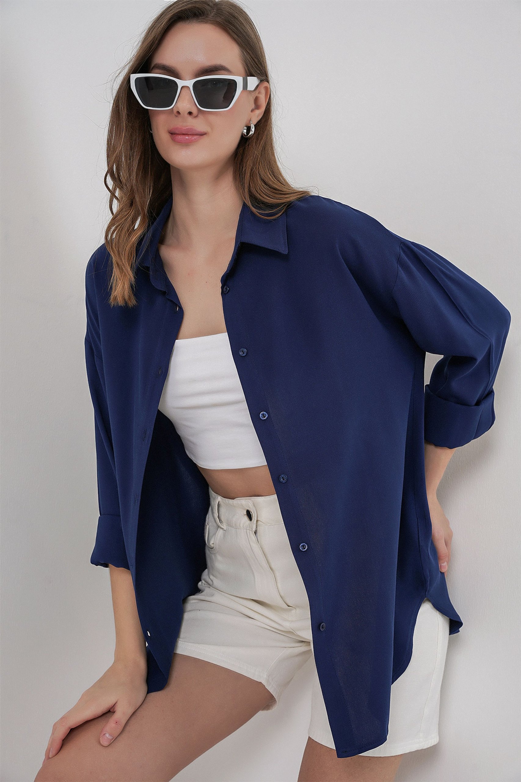 Marineblauw