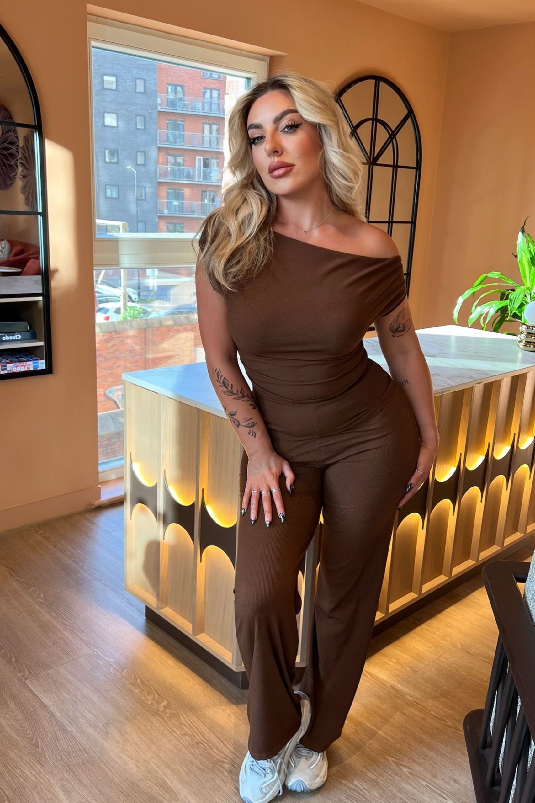 Brown