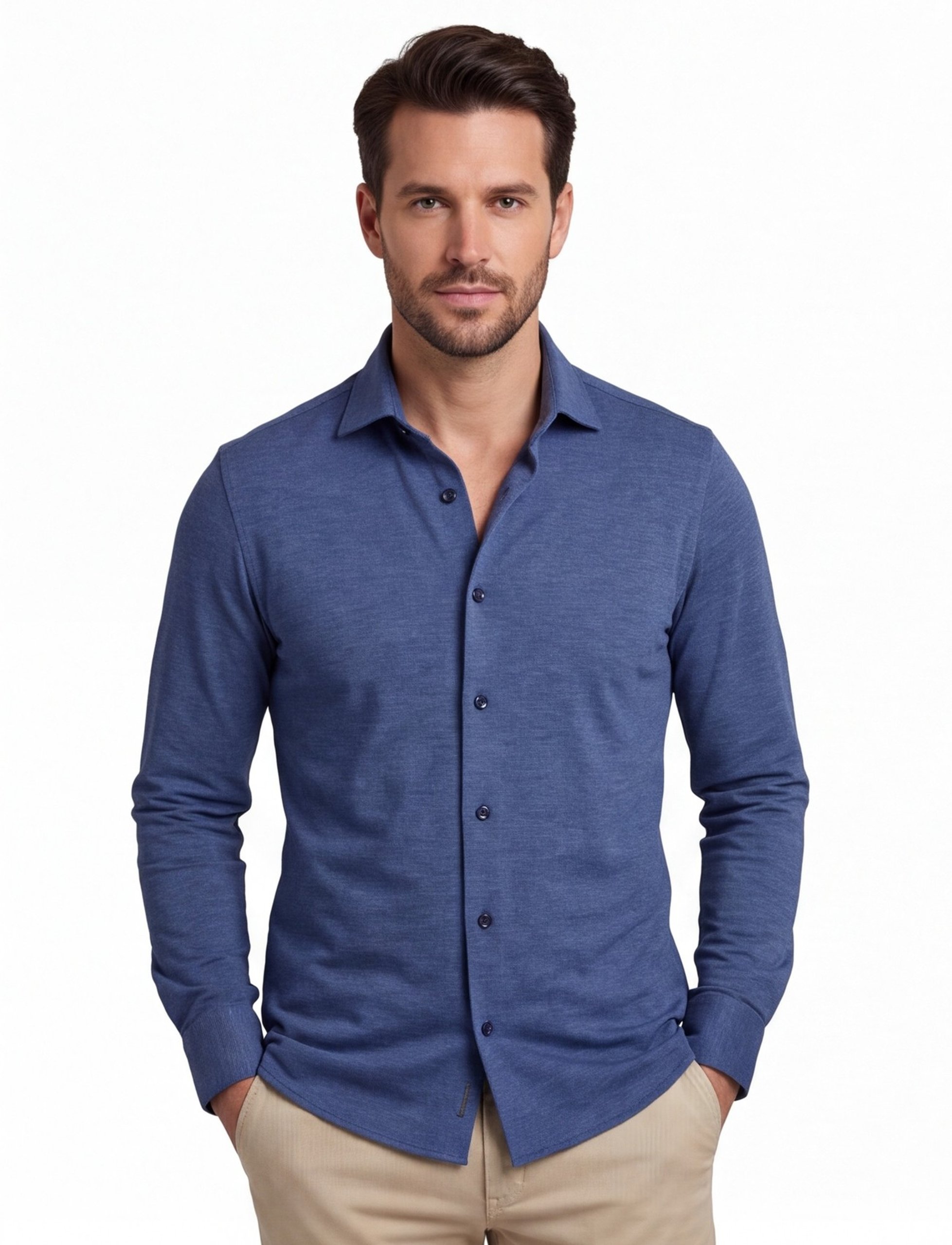 Donkerblauw