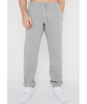 Mens grey nike joggers cuffed top
