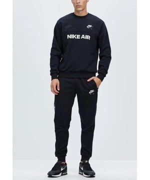 Nike black fleece tracksuit sale
