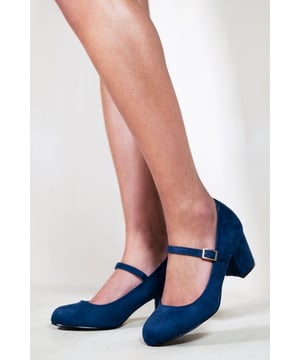 Womens navy blue pumps cheap
