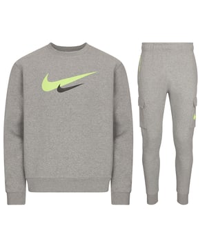 Grey nike cargo tracksuit hot sale