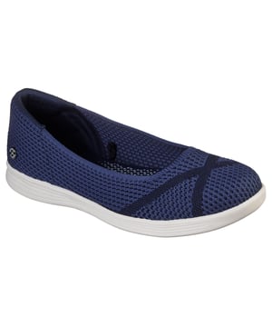 Skechers woven flats best sale
