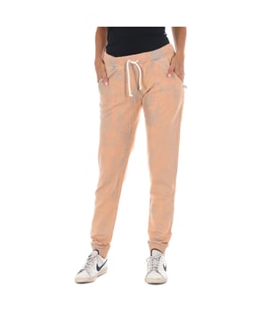 Pantalón de chandal largo.
Color Malva
Cinturilla con goma elástica. ajustable con cordón.
Dos bolsillos en la parte delantera .
Bajos ajustables.
Tejido elástico.
Costuras vistas a tono.
 
Composición:  95% Algodón, 5% Elastano

- Lavar máximo a 40ºC.
- Planchar a media temperatura. máx. 110ºC.
- Permite usar secadora.
- No usar lejía.
- No admite el  lavado en seco.
