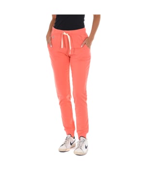 Pantalón de chandal largo.
Color Coral
Cinturilla con goma elástica. ajustable con cordón.
Dos bolsillos en la parte delantera .
Bajos ajustables.
Tejido elástico.
Costuras vistas a tono.
 
Composición:  95% Algodón, 5% Elastano

- Lavar máximo a 40ºC.
- Planchar a media temperatura. máx. 110ºC.
- Permite usar secadora.
- No usar lejía.
- No admite el  lavado en seco.