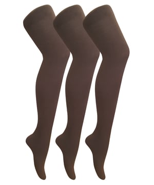 Eenvoudig en eenvoudig, deze panty's zijn wat je nodig hebt om wat persoonlijkheid aan je outfit toe te voegen. Of het nu is door het gebruik van een leuke print of gewoon door een vleugje kleur aan je look toe te voegen, deze panty geeft je een zelfverzekerd gevoel en bent klaar om alles aan te gaan! Deze panty is gemaakt van superzacht nylon, wat betekent dat ze de hele dag op hun plaats blijven. De 20 effen kleuren passen bij elke outfit die je kiest, terwijl de 80 denier constructie ervoor zorgt dat ze comfortabel genoeg zijn om langdurig te dragen en ideaal zijn voor de koudere maanden. De matte afwerking geeft deze panty's een gestroomlijnde look die geen ongewenste bobbels of uitstulpingen laat zien. Ze zijn ook ondoorzichtig, dus niemand zal je huid door deze panty heen zien! Deze panty's worden geleverd in 3 paar per verpakking, wat betekent dat ze veel waar voor je geld bieden en dat je jaar in jaar uit een panty zult hebben! Deze 3 paar Value Pack-panty's voor dames zijn verkrijgbaar in 20 kleuren en zijn verkrijgbaar in 4 maten: Een maat: 36-42 EU, Medium: 36-42 EU, Large: 42-44 EU & Extra Large: 46-52 EU. Gemaakt van 94% nylon en 6% elastaan. Ze zijn wasbaar in de machine.