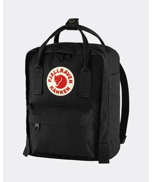 Unisex Kånken Mini
Kånken was created in 1978 to help prevent back problems among Swedish school children and, since then, has become one of Fjällräven's most appreciated products. The Mini-version is suitable for small children as well as for full grown adults who are looking for a small backpack. It is perfect for carrying a change of clothes for preschool or food on an outing, and as a smart everyday bag for books, water bottles, fruit and more. The shoulder straps are long and adjustable and fit both small and big backs. They can be fastened with a clasp so that they are not in the way when at their tightest. The material is hard-wearing, lightweight Vinylon F fabric that is able to withstand dirt and wetness. The main compartment has a large zipped opening, which makes it easy to pack and unpack. Two flat side pockets and a zipped pocket on the front. The included PE foam seat cushion is stored in the interior back pocket and also prevents the contents in the main compartment from poking against your back. Handles at the top and slender, adjustable shoulder straps. The logo on the front is reflective. It also has an address label inside the main compartment.

Popular backpack in hardwearing Vinylon F fabric.
Carried as a backpack or a bag via convertible straps.
Removable seat pad, reflective logo.
Name and address label on inside of pack.
Vinylon F: 100% vinylal
Produced without PFCs
Inside compartment, Open outside pocket(s), Zippered outside pocket(s)
Water resistant, Quick-drying, Durable
Clean with soft brush and lukewarm water

F23561