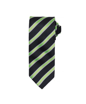 Business-Krawatte in voller Länge mit Waffelstruktur und Doppelstreifenmuster. Breite: 3in/7.5cm, Länge: 57in/144cm. Nur Handwäsche. Material: 100% Polyester.