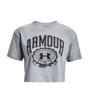 Everyone makes graphic Ts...but Under Armour makes them better. The fabric we use is light, soft, and quickdrying.- Super-soft, cotton-blend fabric provides all-day comfort.- Ribbed collar.- Cropped body length.- Loose: Fuller cut for complete comfort.- 60% Cotton, 40% Polyester.- Machine washable. Ref: 1379402035.