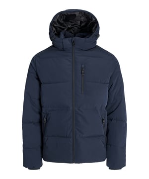 Dit winterjack biedt perfecte bescherming en maximaal comfort voor koude dagen. De ritssluiting met praktische kinbeschermer is comfortabel om te dragen en voorkomt schuren. De hoogsluitende kraag met capuchon en trekkoord met rits biedt betrouwbare bescherming tegen weer en wind. Verschillende ritszakken en een extra borstzak bieden voldoende ruimte voor belangrijke spullen. Het moderne ontwerp combineert functionaliteit met een sportieve, tijdloze look. Dankzij de hoogwaardige materialen en uitstekende afwerking is de jas uiterst comfortabel om te dragen. Het is de ideale metgezel voor alle winterse avonturen, zowel in de stad als in de vrije natuur. Robuust, doordacht en stijlvol - deze jas laat niets te wensen over.