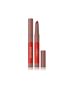 Meet the matte that never stops- New L'Oreal Paris Infallible Matte Lip Crayon for easy on-the-go matte colour with up to 6 hour wear. The ultra-skinny format creates the perfect pout use after use without sharpening. Whilst the slanted tip helps to follow the lips natural shape for mistake-proof application. Enriched with Jojoba Oil and Vitamin E for a comfortable lasting feel and saturated matte colour. From early morning coffee runs to an afternoon cupcake, this smudge proof formula won't let you down. Available in 14 shades from soft nudes to bright pinks and toffee brown shades and a caramel scented formula for irresistible application.