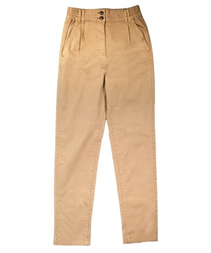 Tapered Leg Experience ultimate comfort and style with our elastic waist chino trousers. The mid-weight cotton fabric ensures durability and breathability, while the elastane provides the perfect amount of stretch for a comfortable fit. With a range of length options to choose from, you can find the perfect fit for your body. And with the elasticated side/back waist and tapered leg, you'll feel supported and confident all day long.