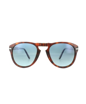 Persol Sunglasses 0714 24/S3 Brown Havana Blue Gradient Polarized 54mm Steve McQueen these famous Persol frames were worn extensively by the king of cool Steve McQueen and the originals sold for a huge amount at auction. This recent version features the same folding frame, it folds at the bridge and on the arms for easy storage and have the famous Persol arrow prominently displaying on the temple. These are highly sought after and extremely cool!.