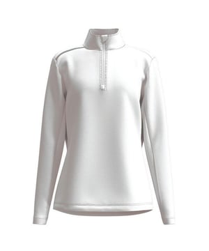 85% Polyester, 15% Elastan. Gewebetechnik: Leicht, Feuchtigkeitsabweisend, Schnell trocknend. Design: Unifarben. Passform: Schmeichelnd. Hoch geschnitten, mit kurzem Reißverschluss. Langärmlig.