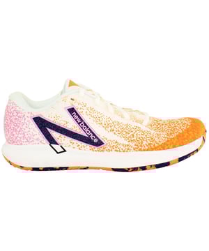The New Balance FuelCell 996v4 Women's Orange Tennis Trainers are meticulously designed to provide top-tier performance and style on the tennis court. Here's an overview of their key features:

 FuelCell Technology:  These trainers feature New Balance's innovative FuelCell technology in the midsole, offering responsive cushioning and energy return to propel you forward with each step and enhance your on-court agility.

 Dynamic Orange Design:  With a vibrant orange colorway, these trainers make a bold statement on the court, adding flair to your tennis ensemble while ensuring you stand out with confidence.

 Supportive Fit:  These trainers offer a supportive fit that hugs your feet securely, providing stability and reducing the risk of slippage during lateral movements on the court.

 Reinforced Toe Cap:  The reinforced toe cap provides added durability and protection against toe drag, ensuring these trainers hold up well over extended use on the court.

 Cushioned Insole:  The cushioned insole adds an extra layer of comfort underfoot, reducing impact and fatigue during long matches or practice sessions.