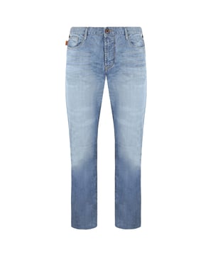 Emporio Armani Slim Fit Distressed Blue Jeans 3Z1J06 1D10Z 0942