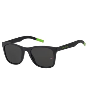 TJ0040S Sonnenbrille mit Acetatrahmen.

 Form und Design:
 - Diese Tommy Hilfiger-Brille hat eine klassische quadratische Silhouette.

 Rahmen Material:
 - Der Rahmen dieser Brille besteht aus Acetat, einem Kunststoffmaterial.
 - Acetat sorgt f√ºr Haltbarkeit, Flexibilit√§t und eine glatte Oberfl√§che des Rahmens.

 Acetatb√ºgel:
 - Die B√ºgel bestehen ebenfalls aus Acetat, passend zum Rahmenmaterial.
 - Durch das Acetat in den B√ºgeln sind sie leicht und angenehm zu tragen.

 Markendetails:
 - Tommy Hilfiger-Markengravur auf den Gl√§sern und B√ºgeln.
 - Diese Designelemente helfen dabei, das Modell eindeutig als Teil der Tommy Hilfiger-Brillenkollektion zu identifizieren.

 Gl√§ser:
 - Die Linsen sind von hoher Qualit√§t.
 - Diese Linsen bieten hervorragenden UV-Schutz und scharfe, klare Sicht.
 Ma√ünahmen: Linsenh√∂he: 44 mm. Linsenbreite: 51 mm. Br√ºcke: 22 mm. B√ºgel: 140 mm.
 Komposition: Acetat
 Pflege:
Verwenden Sie zum Reinigen Ihrer Sonnenbrille ein weiches, sauberes Mikrofasertuch. Diese Art von Tuch zerkratzt die Linsen nicht.
 Vermeiden Sie die Verwendung von scheuernden Reinigungsmitteln, Reinigungsmitteln, Alkohol oder Aceton, da diese Linsen und