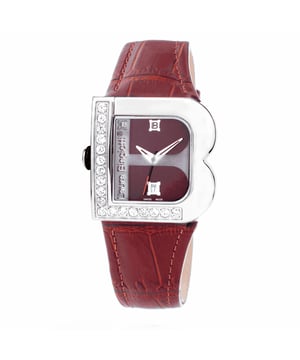 Laura Biagiotti LB0001L-10Z - Reloj para mujer cuarzo acero inoxidable• material: acero inoxidable• cristal: minèral• pulsera: cuero• correa: plateado• resistencia al agua: 0 m (0 ATM)• tamaño de la caja: 33 mm