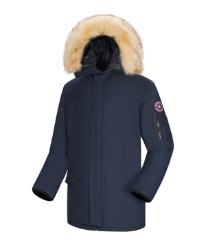 Subprime parka voor heren. De parka is gemaakt van hoogwaardig polyester en heeft een warme binnenvoering. Ideaal voor de koude wintermaanden. De bontkraag is van namaakbont en is afneembaar.  Merk: SubprimeModelnaam: Parka TommyCategorie: winterjas herenMaterialen: polyesterKleur: blauw