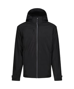 Material: Polyester. Innenfutter: Microfleece. Stoff: Dreilagig. Design: Einfarbig. Passform: Regulär. Gewebe-Technologie: Atmungsaktiv, Wasserdicht, Windbeständig, XPT. Kinnschutz, innerer Reißverschlussschutz, reflektierende Details, abnehmbares Fleece, abreißbares Etikett. Manschette: Verstellbar, Reißverschluß. Ausschnitt: Hoher Halsausschnitt. Ärmel-Typ: Langärmelig, abzippbare Ärmel. Kapuzen-Merkmale: Verstellbare, abnehmbare Kapuze. Länge: Normal. Taschen: 2 Fronttaschen, 1 Brusttasche, Reißverschluss. Verschluss: Durchgehender Reißverschluss. Saum: Offen.