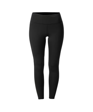 Ropa deportiva negra Nike, pantalones de yoga, logotipo de la marca, liso, codigo de estilo: DN4764 010