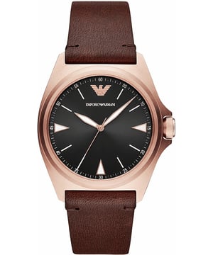 Emporio Armani AR11258 - Reloj para hombre cuarzo acero inoxidable• material: acero inoxidable• cristal: minèral• pulsera: cuero• correa: oro rosado• resistencia al agua: 50 m (5 ATM)• tamaño de la caja: 40 mm