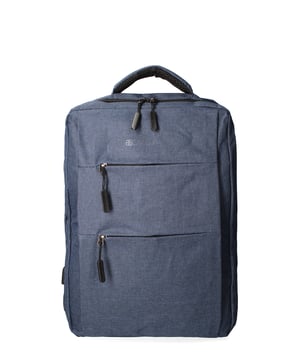 Unisex-Rucksack mit Reißverschluss. Multifunktionstaschen Innentaschen. zwei vordere Außentaschen mit Reißverschluss. fehlender Schultergurt. im PVC-Griff. zwei Innenfächer. Außenmaterial. Innen mit Polyester gefüttert. Maße: 30x43x13 cm. Modeprodukt