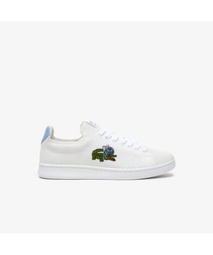 A casual style inspired by Lacoste’s tennis heritage  the Carnaby sneakers are imagined in a piqué texture with breathable lining and an embroidered crocodile to the side. Classic and easy to wear  the low-top style pairs best with shorts or jeans. - Court shoes - Textile uppers - Textile lining - Printed and debossed Lacoste branding to tongue and heel - Embroidered crocodile to side - Exposed stitching to outsoles - Rubber outsoles - Ref: 745SFA00951T3