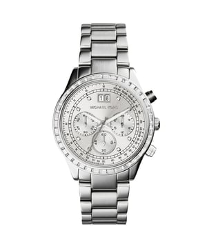 Michael Kors MK6186 - Herrenuhr Quarz aus Edelstahl• Material: Edelstahl• Glas: Mineral• Armband: Edelstahl• Farbe: Silber Gold• Wasserbeständigkeit: 50 m (5 ATM)• Gehäusegröße: 40 mm