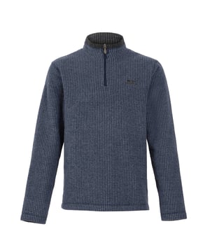 88% gerecycled polyester, 12% viscose. Stof: Vlies. Ontwerp: Geborduurd, Raster, Logo. Gemerkte ritstrekker, Metalen ritstrekker. Halslijn: Contrasterende kraag, Hoge Hals. Mouwtype: Met lange mouwen. Pasvorm: Relaxed model. Bevestiging: 1/4, Pull Over. Duurzaamheid: Milieuvriendelijk. S: 37 in. M: 40 in. L: 43 in. XL: 46 in. XXL: 49 in. 3XL: 52 in. 4XL: 55 in. 5XL: 58 in.