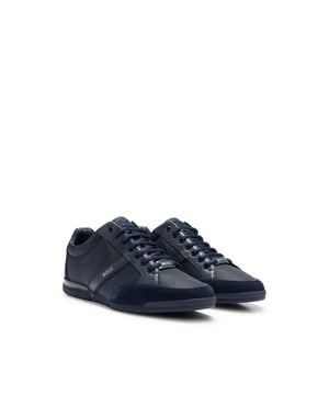 Lace-up trainers by BOSS, designed in mixed materials with suede trims, faux nappa leather and an odour-control lining.
LacesFully linedPackaging: Box
48% Polyester, 60% Polyester, 48% Viscose, 40% Polyurethane, 4% Polyurethane, Sole: 80% Rubber, 20% Thermoplastic polyurethane, Facing: 100% Cow skin, 60% Polyester, 40% Polyurethane, Upper material: 100% Polyester, Innersole: 48% Polyester, 48% Viscose, 4% Polyurethane
�
50498265
�
�