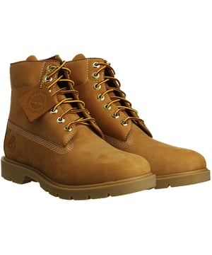 The Timberland Premium 6-Inch Men's Yellow Boots are a classic and iconic choice for men who appreciate rugged and stylish footwear. Here are the key features of these boots:

 Yellow Nubuck Leather:  These boots are typically constructed with premium yellow nubuck leather, which is not only stylish but also durable and resistant to wear and tear.

 Classic 6-Inch Height:  The 6-inch height is a signature feature of Timberland boots. It provides ankle support and protection, making them ideal for various outdoor activities.

 Waterproof Construction:  Timberland is known for its waterproof boots, and the Premium 6-Inch Boots are no exception. They often feature seam-sealed construction and waterproof leather to keep your feet dry in wet conditions.

 Padded Collar and Tongue:  These boots usually come with a padded collar and tongue, enhancing comfort and reducing the risk of chafing or discomfort during wear.

 Lace-Up Closure:  The boots typically feature a secure lace-up closure system with rustproof hardware, allowing for a customized fit and ensuring durability over time.

 Anti-Fatigue Technology:  Some Timberland boots come with anti-fatigue technology in the midsole, providing all-day comfort and support, especially during long walks or hikes.

 Rubber Lug Outsole:  The rugged rubber lug outsole offers excellent traction and grip on various surfaces, making these boots suitable for outdoor adventures.

 Versatile Use:  While originally designed for outdoor and workwear, these boots have become a fashion statement and can be worn in various casual and urban settings.

 Timberland Branding:  These boots feature Timberland branding details, such as the iconic Timberland tree logo on the side and embossed branding on the tongue, representing the brand's reputation for quality and style.

In summary, the Timberland Premium 6-Inch Men's Yellow Boots are a durable and stylish choice for men who want both fashion and function in their footwear. With their waterproof construction, comfortable features, and iconic design, they are a versatile addition to your wardrobe, suitable for both outdoor activities and everyday wear. These boots are a classic symbol of Timberland's commitment to quality and rugged style.